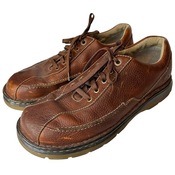 Dr Martens Brown Leather Lace Up Oxford Style Shoe Size 11 - Picture 1 of 7